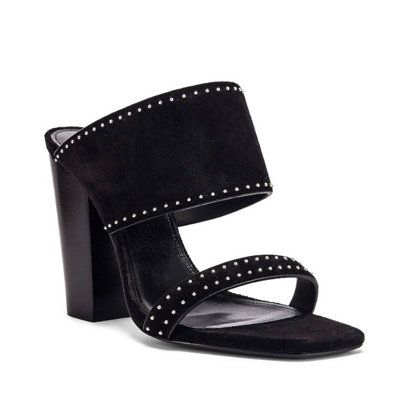 Saint Laurent Paris block sandal heels - Picture 3 of 8